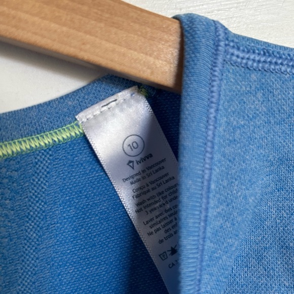 IVIVVA girls size 10 sleeveless blue top in excellent condition - Picture 4 of 4